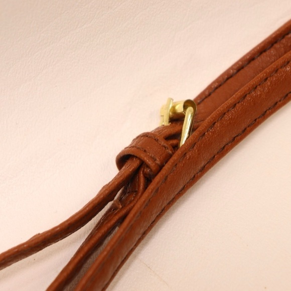 Kenneth Cole Reaction Brown Crossbody Bag with Diagonal Zippers - Picture 5 of 11